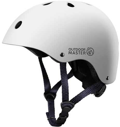 OutdoorMaster Youth & Kids Bike Helmet - Adjustable Multi-Sports Skateboard Helmet with Removable Liners for Balance Bike, Toddler Scooter, One Wheel Hoverboard