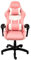 KUBO Gamer-Stuhl, ergonomisch, Kopfstütze, Gaslift Stufe 4, Farbe: Rosa, Maximales Gewicht bis 130 kg