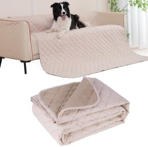 HezzLuv Manta Impermeable para Perros para Cubrir Cama 203x152cm