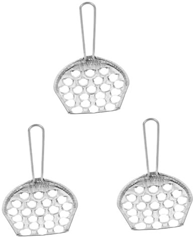 IMIKEYA 3pezzi Scraper Per Gelatina Di Fagioli Acciaio Inossidabile Utensile Per Liangpi e Spaetzle Per Cucina e Ristorazione Facile Da Pulire e Resistente