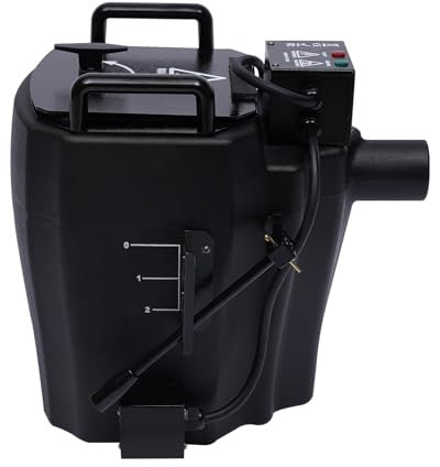 Máquina de Hielo Seco 3500W 150m² Cobertura Máquina de Niebla de Hielo Seco 5kg Capacidad Diseño de Control Electrónico de Temperatura Máquina de Humo con Boquilla Grande Mango de Humo