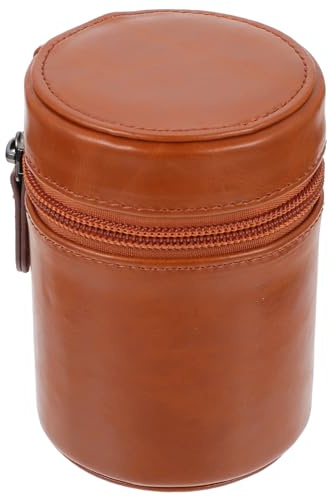VERDANVERSE Bolsa para Lentes Antichoque de Cámara Material PU Compacto y Protección contra Impactos para Fotógrafos, Adecuado como Obsequio Funcional y Elegante
