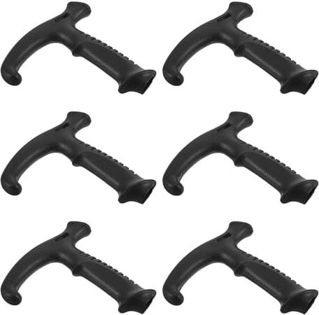 Healvian 6 St Ergonomiska för Vandringsstavar Lättvikts Grip i Plast för Bekväm och Slitstark Ersättning till Vandringsstavar Käppar och Trekkingstavar för Utomhusbruk