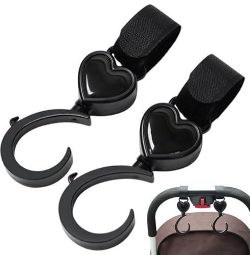 Ganchos Para Carrito De Compras Correa Para Silla Paseo Capazo Gancho | Resistente Percha Multiusos Bolso Pañalera Organizador Carrito Botellas Agua Silla Paseo Cochecito