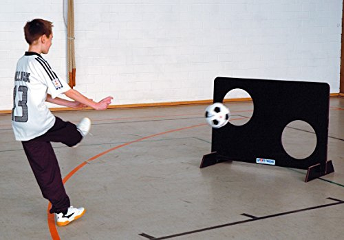 Sport-Thieme Kinder Torwand | Robust, Stabil, Standsicher | Aus Eigener Fertigung - Made in Germany | Filmbeschichtetes Birkenholz | Indoor & Outdoor | BxH 124x82 cm