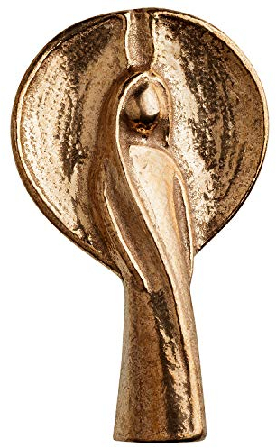 Mein Begleiter Schutzengel Handschmeichler aus Bronze, Höhe 5 cm