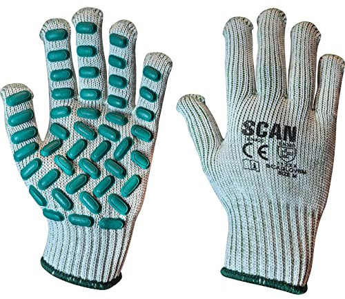 Scan SCAGLOVRM Vibration Resistant Gloves - Size 8