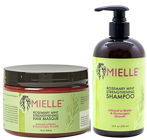 Mielle Organics Stärkende Haarmaske und stärkendes Shampoo mit Rosmarin