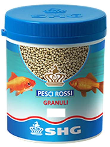 SHG Pesci rossi in granuli 45 gr mangime per acquario dolce