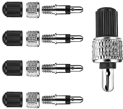 Rnitle Fahrradventil Ersatz Set[5 Stück],Deutscher Fahrradventil Fahrrad Einsatz Fahrradventil Adapter,für DV-NV-BV Bike Valve