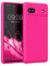 kwmobile Handyhülle für Google Pixel 6a Hülle, für Pixel 6a Case - Hülle Silikon - kabelloses Laden - Neon Pink