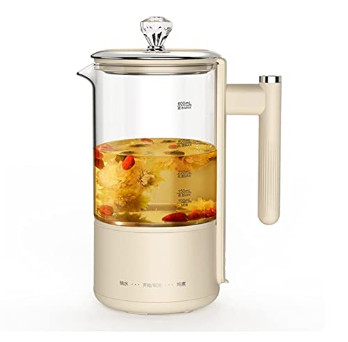 FairUo Kettles for Boiling Water, 600Ml Kettles for Boiling Water Automatic Multifunctions Preserving Pot Tea Porridge Dessert Multi Cooker Integrated Water Boiler
