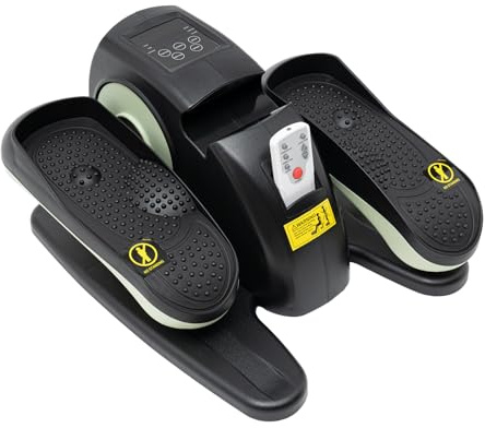 Under Desktop Elliptical Trainer Elliptical Trainer Elliptical Trainer con mando a distancia Mini Crosstrainer 5 velocidades ajustable con pantalla LCD Vibrolegs Elliptical Elíptica, para uso