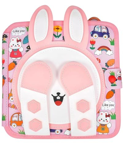 Jouets sensoriels pour jeunes enfants - 7,87 x 7,87 x 2,36 cm - En conseil Fe Senty Busy, apprentissage précoce, livre d'activités portables pour bébé garçon, enfants préscolaires, jouet éducatif |