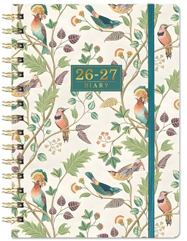 Academic Diary 2026-2027, Diary A5 Week to View Spiral Bound Diary