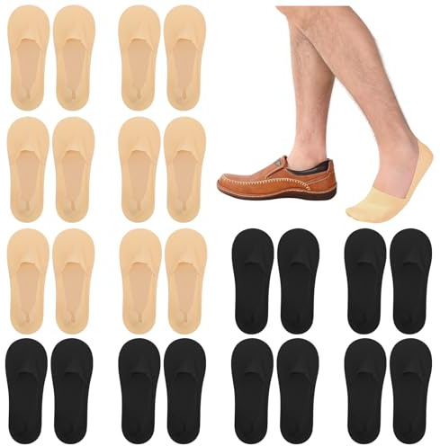 Zuimei 12 Pairs Mens No Show Trainer Socks Invisible Low Cut Socks UK 6-11