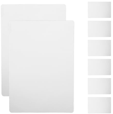 SEWACC Pochoirs Plastique Transparent 10 Pièces 22X14Cm pour Peinture et Dessin Stylo, Kit pour Création de Cartes et Bricolage