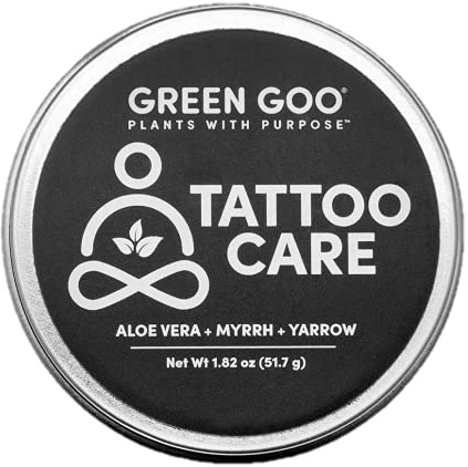 Green Goo Natural Skin Care Salve, Large Tin, Tattoo Care 1.82 Ounce