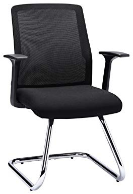 Office Hippo Desk Chair, Ergonomic Office Chair For Home, Office & Boardroom With Breathable Mesh Backrest, Fixed Arms For Comfort & Support, Computer Chair For Daily Use, Up To 115kg Weight, Black