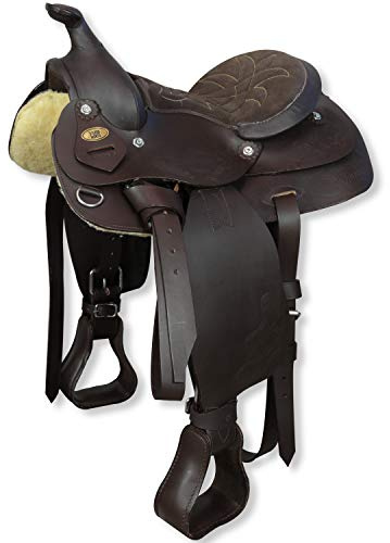 Silver Horse Sella Pony Western Montana Marrone 13” = 33 cm