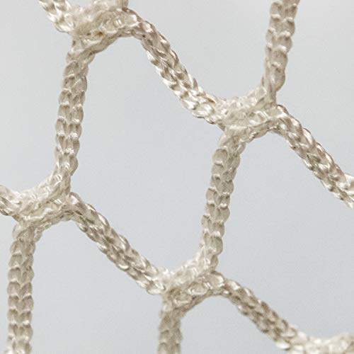 FORZA Filets de But pour Cages de Hockey sur Glace (Filet Blanc de 5mm) (Individuel)
