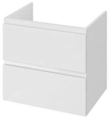 VBChome Moduo Slim - Armario bajo (50 cm, 49,4 x 34,5 x 62 cm, sin lavabo), color blanco