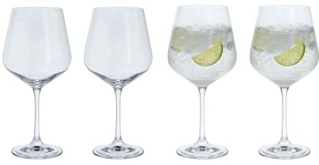 Dartington Crystal Cheers! Copa Gin & Tonic Four Pack (ST3286/7/4PK)