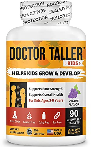 Doctor Taller Kids - Support Bone Growth, Immunity for Ages 2 to 9-90 Count