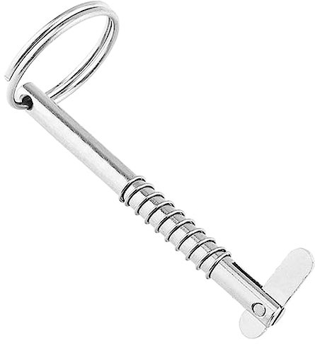 lxuebaix 1piece Marine Safety Pins Quick Release Pin with Drop Cam & Spring, Stainless Steel Bimini Top Pin, Marine Hardware, Silver Quick Release Pin As The Picture Shows