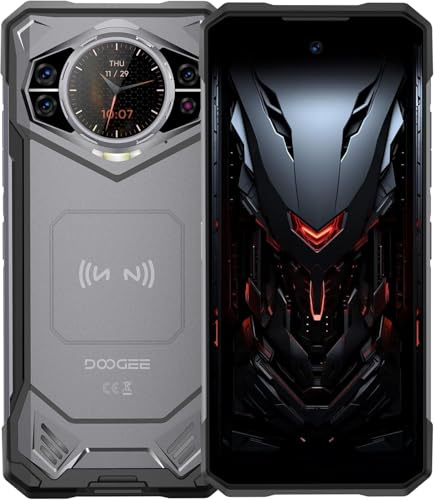 DOOGEE S200 5G Triple Defence Phone, 32 GB + 256 GB/2 TB, display posteriore da 6,7 pollici + 1,36 pollici, fotocamera principale AI da 100 MP + fotocamera con visione notturna da 20 MP, batteria