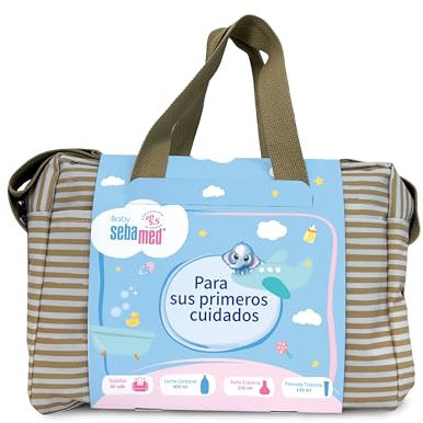 Sebamed Canastilla Regalo Bebé Bolsa Premium - Completo set de Higiene, Protector de la Piel e Hidratante para Recién Nacido