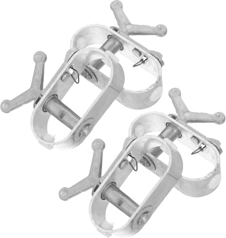 POPETPOP Tenditore per Cavi Metallici da 4 Pezzi in Acciaio Resistente, Utensile Manuale per Tensione Fili in Frutteti e Coperture Piscina, Strumento Versatile per Uso Agricolo