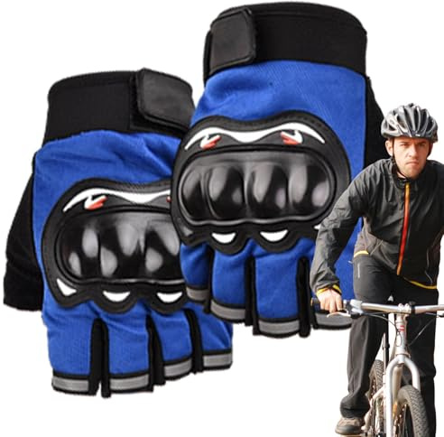 Generico Rullstolshandskar, cykelhandskar herr, Malti Le Cyklar Anti-Slip Hard Shell Handskar | Herrcykelkläder för motorcyklar, utomhus fitness