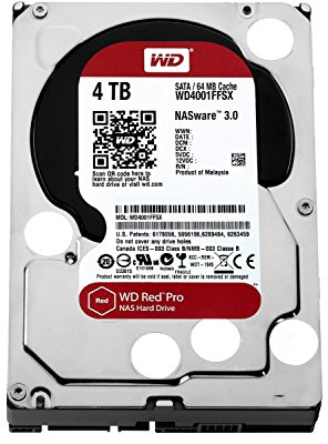 WD Red Pro 4TB NAS 3.5-inch Desktop Hard Drive for 1-16 NAS