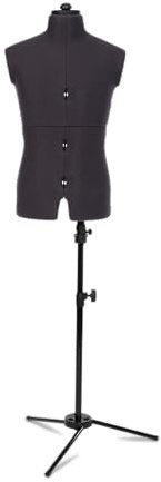 Adjustoform Male 8 Part Charcoal Grey Adjustable Dress Form (UK Size M-L)