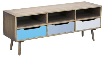 MilaniHome.it - Porta Tv Televisione Per Sala Salotto Soggiorno Design Moderno Legno Coloratodi coloreMulticolor