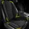 kingphenix Autositzkissen mit Rückenstützkissen: verbessertes Komfort-Memory-Schaum-Design zur Schmerzlinderung, ideal für Fahrer und Büro, ergonomischer Lendenwirbelkomfort für langes Sitzen, Schwarz