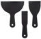 3 Pièces Spatule Plastique,1,5/3/6 Taille Spatule Peinture Grattoir Plastique,Couteau à Mastic de Spatule en Outil de Grattoir de Peinture pour Enlever les étiquettes,Colle,Peinture et Autocollants