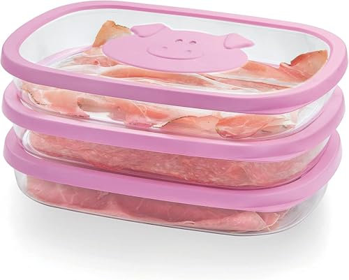 Snips, Contenedor para Embutidos 1.5L, Porta Jamon, Contenedor para Alimentos, Envase Alimentos frigorífico Made in Italy