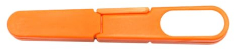 ALCXAZS Tijera de línea de Pesca con Sombrero, Tijeras Coser, Herramientas para Exteriores, Mini Accesorios, Mango Artesanal Acero Inoxidable para Acampar, Naranja