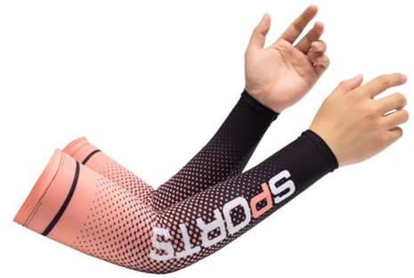 Chenxi Studio Mangas de ciclismo al aire libre, seda de hielo, protección solar para brazos, deportes de refrigeración para baloncesto, correr, protección solar de seda de hielo