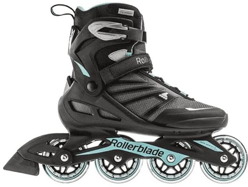 Rollerblade Damen Zetrablade Inlineskate, Black/Pink, 245