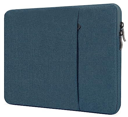 ProElife Housse 15 Pouces pour MacBook Air 15 Pouces M5 M4 M3 M2 (2026-2023) A3448/A3241/A3114/A2941 Accessoire, Sac résistant à l'eau, Transport et de Voyage (Bleu Marine)