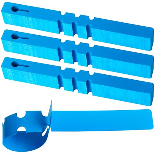 MetVot Lot de 300 étiquettes pour plantes de jardin, à écrire, résistantes aux intempéries, à suspendre, pour écrire sur les plantes, bleues