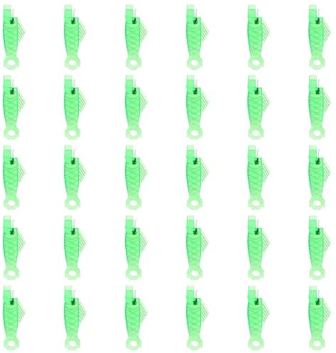 30 Stück Nadeleinfädler mit Fischmaul, Automatic Sewing Needle Threaders Tool Automatischer Nadeleinfädler für Nähmaschinen Einfacher Nadeleinfädler (Grün)