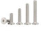 Ctyjia 20 Piezas Delgado Tornillos de Cabeza Phillips Plana, Acero Inoxidable 304, M3 x 10mm Tornillos de Muebles Totalmente Roscados