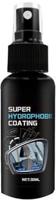 Trattamento Vetri per Parabrezza, 30ml Rivestimento Idrorepellente per Vetri Auto Ceramico, Liquido Antiappannante per Detailing Protezione Guida Sicura Veicolo SUV Manutenzione Esterna