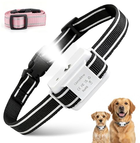 Anti Bark Collars for Dogs, Citronella Dog Bark Collar Stop Dogs Barking, Rechargeable Anti Barking Dog Collars with 2 Straps, Spray Collar Safe & Automatic for Indoor Outdoor