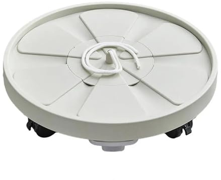 Växtvagn, Med låsbara hjul, robust design, förhindrar golvskador(Beige XL)