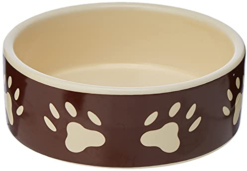 Trixie 24531 Bol en céramique 0,3l/12cm, Marron/beige
